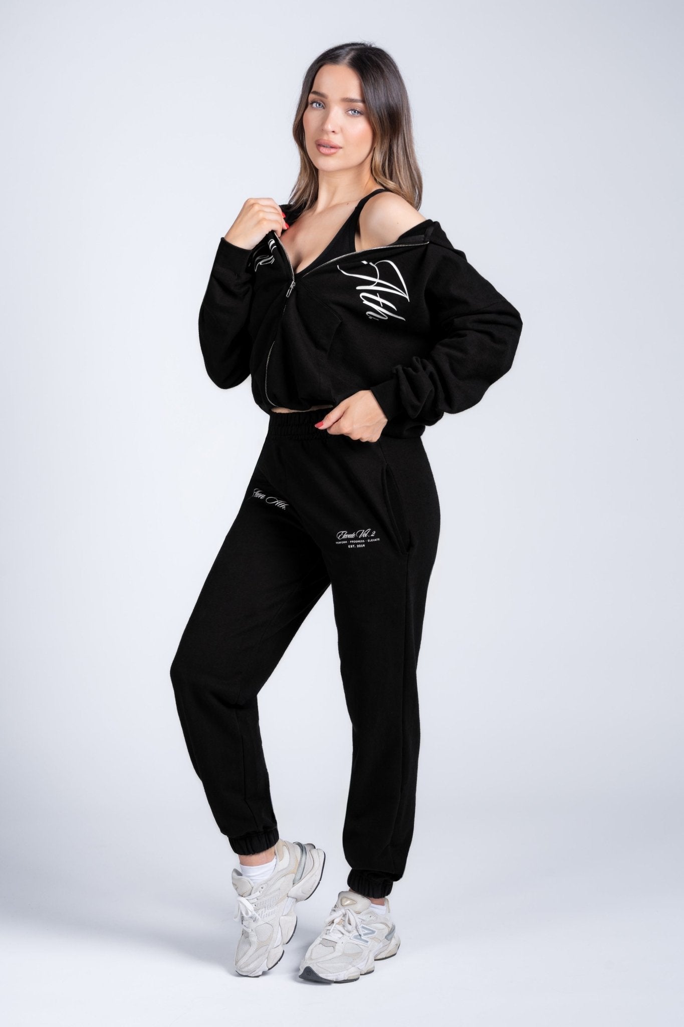 ELEVATE TRACKSUIT BUNDLE - BLACK (3 - PIECE) - Aeon Athletics