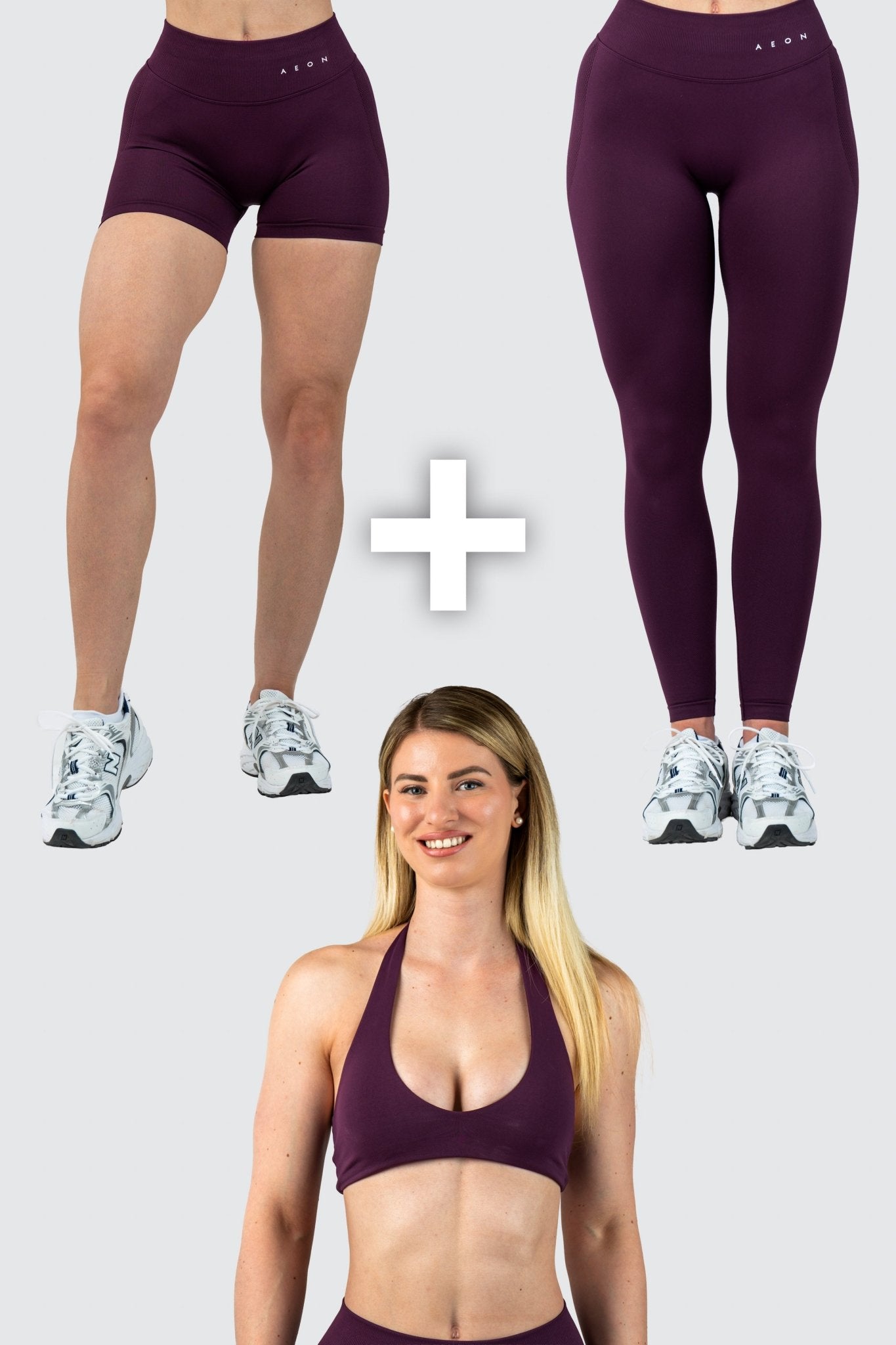 MOTION BUNDLE V2 - BLACKBERRY (3 - PIECE) - Aeon Athletics