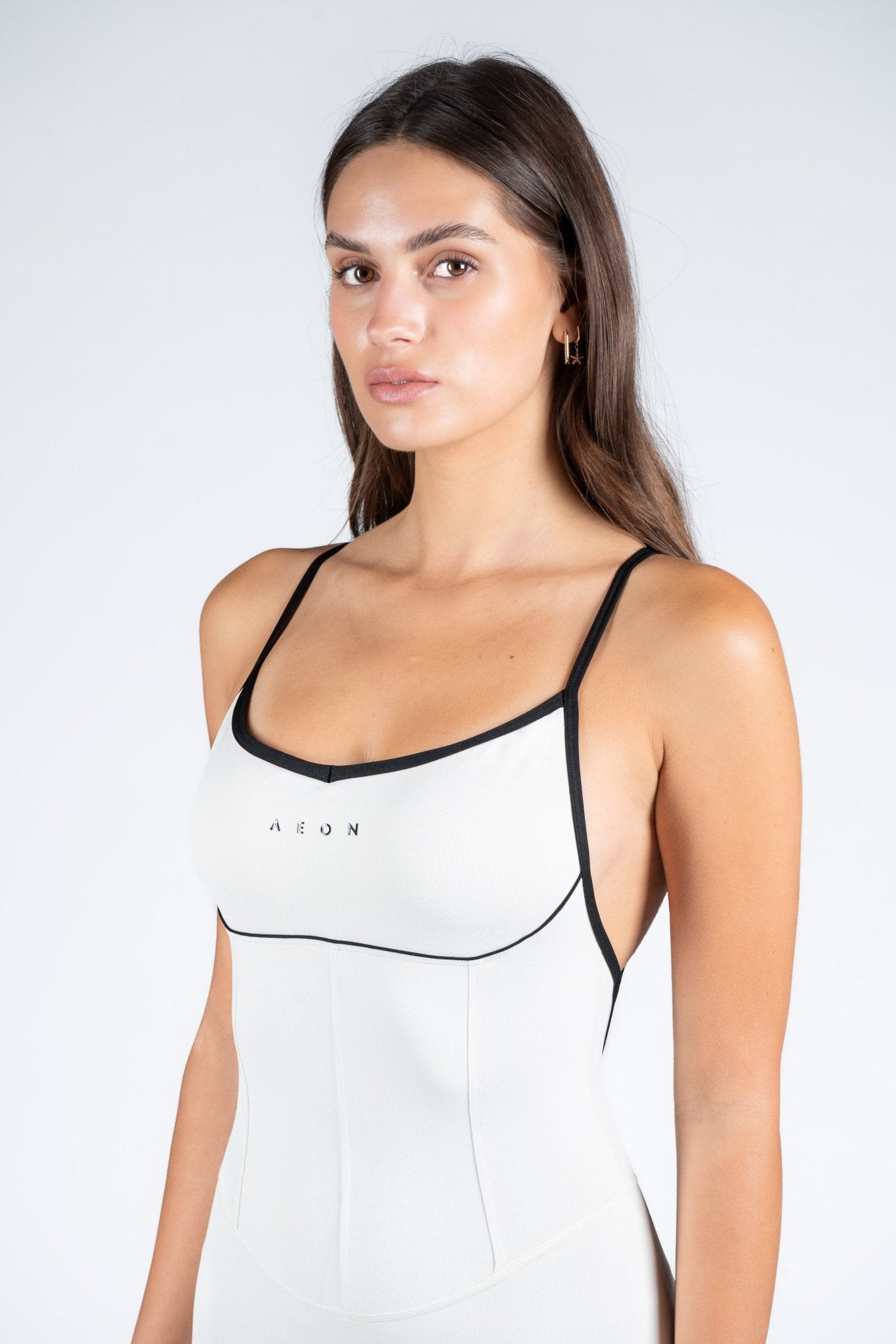 SECOND SKIN CONTRAST SHORT JUMPSUIT - Aeon Athletics