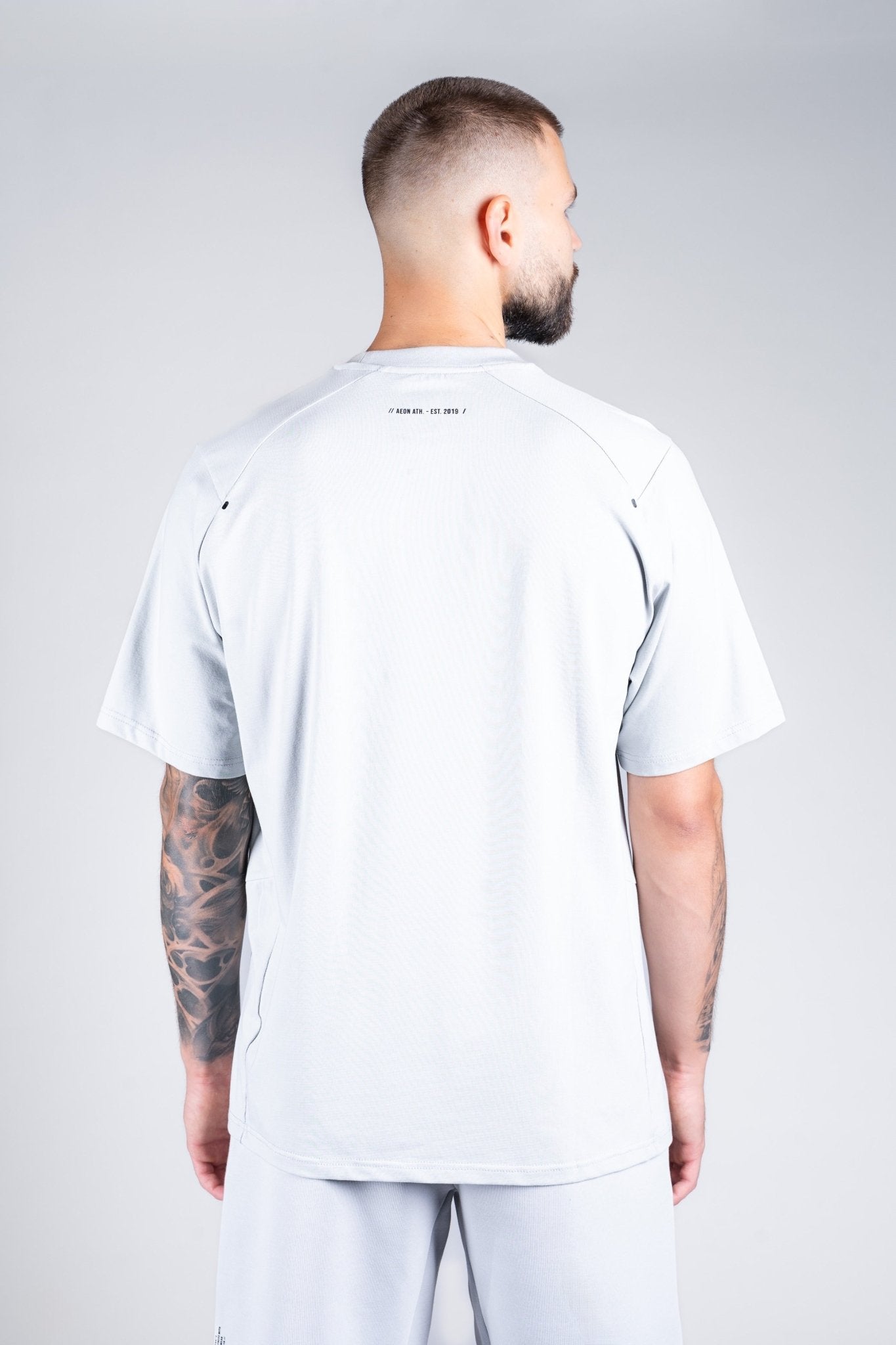 TECHPRO MENS SHORT BUNDLE - WOLF GREY (2 - PIECE) - Aeon Athletics