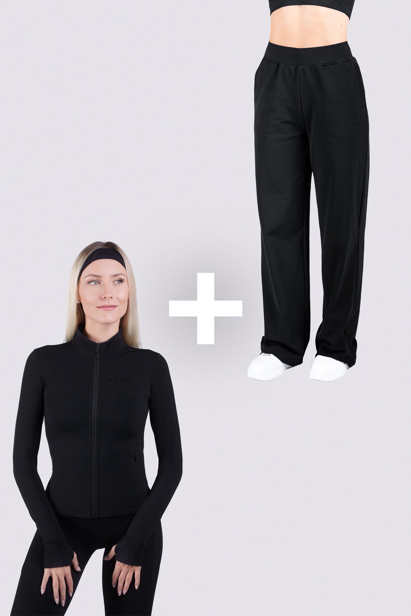 SECOND SKIN TRACKSUIT BUNDLE - BLACK (2-PIECE)