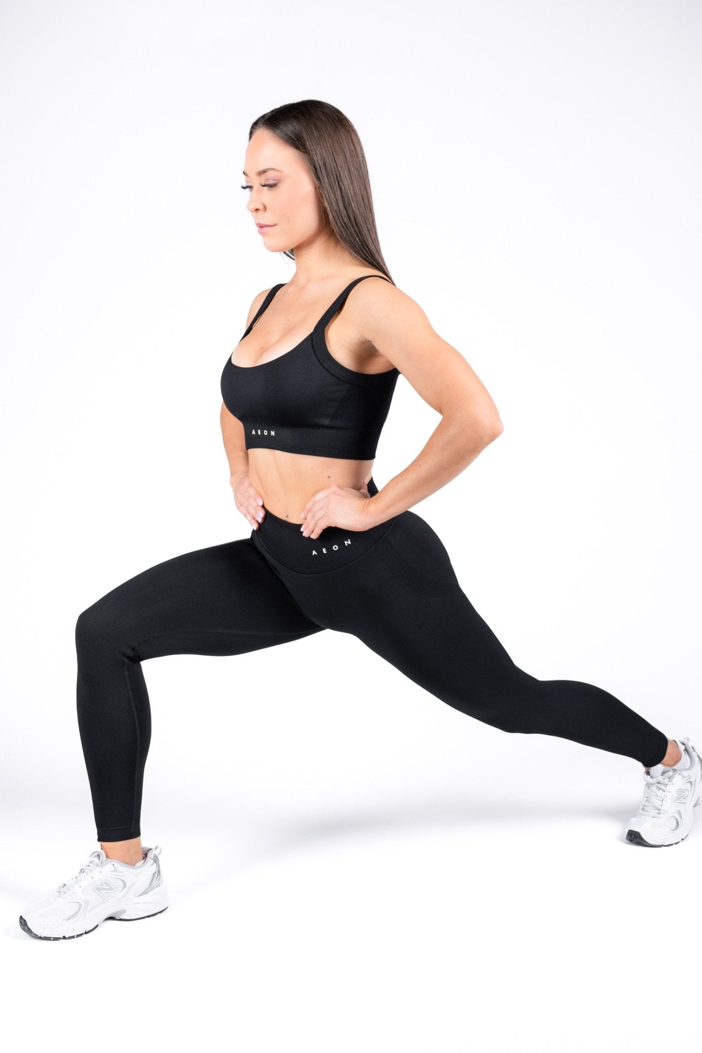 MOTION SEAMLESS LEGGINGS BUNDLE V2 - BLACK (3 - PIECE) - Aeon Athletics