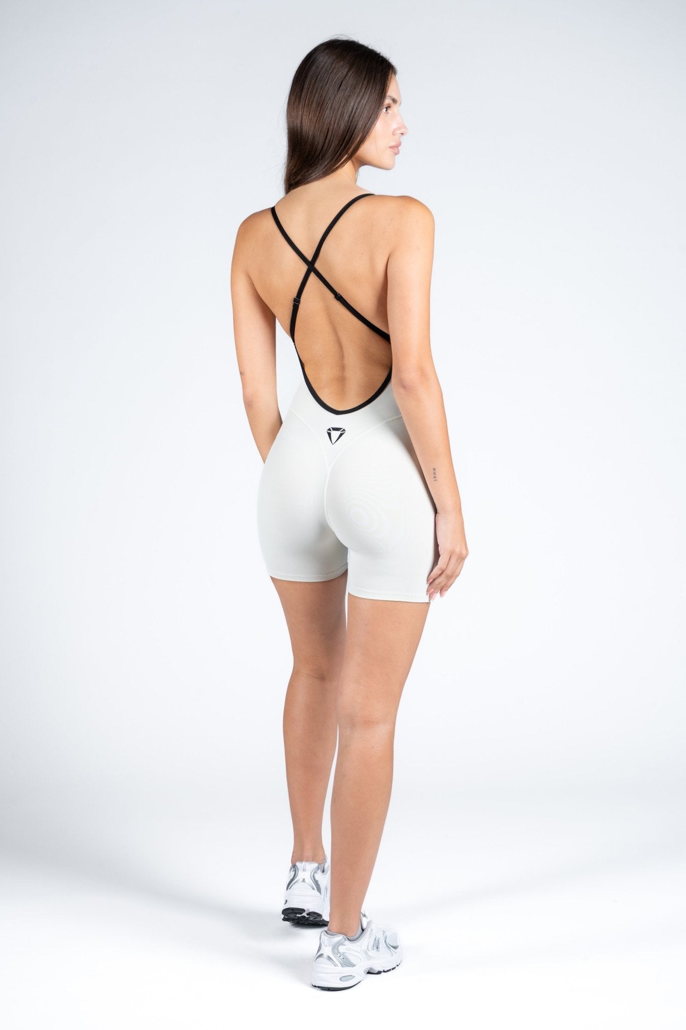 SECOND SKIN CONTRAST SHORT JUMPSUIT - Aeon Athletics