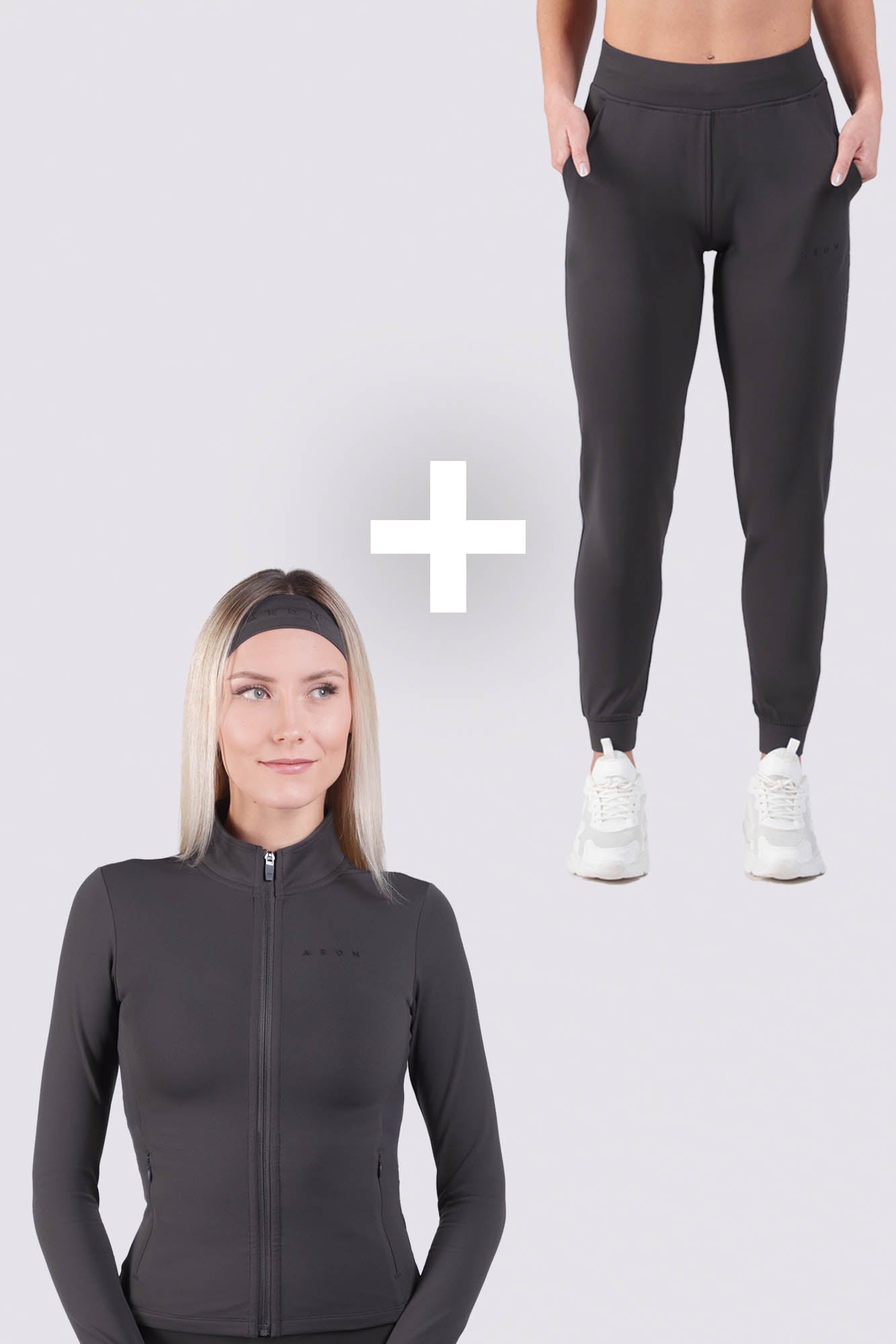 SECOND SKIN TRACKSUIT BUNDLE - GRAPHITE (2 - PIECE) - Aeon Athletics