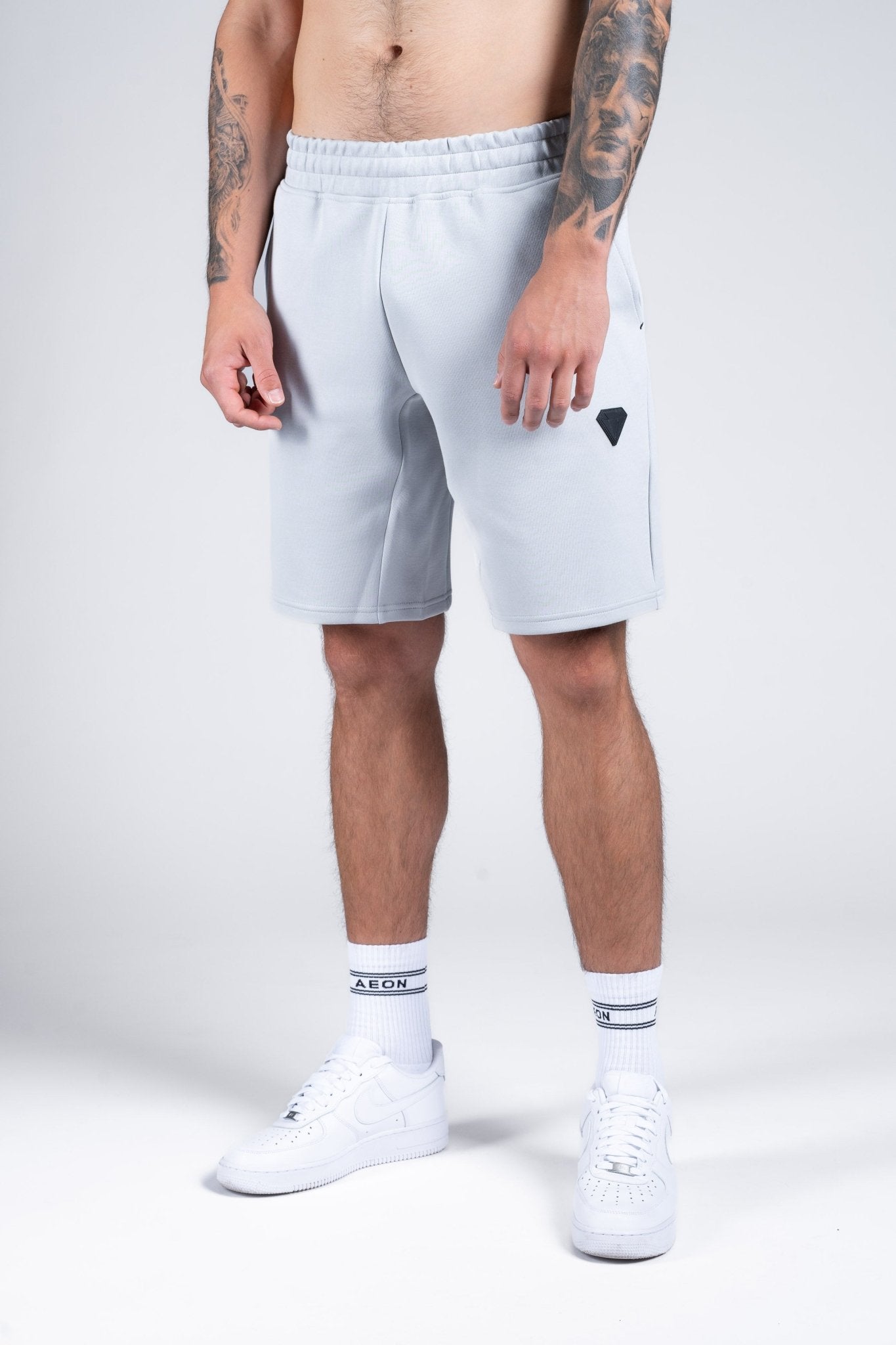 TECHPRO MENS SHORT BUNDLE - WOLF GREY (2 - PIECE) - Aeon Athletics