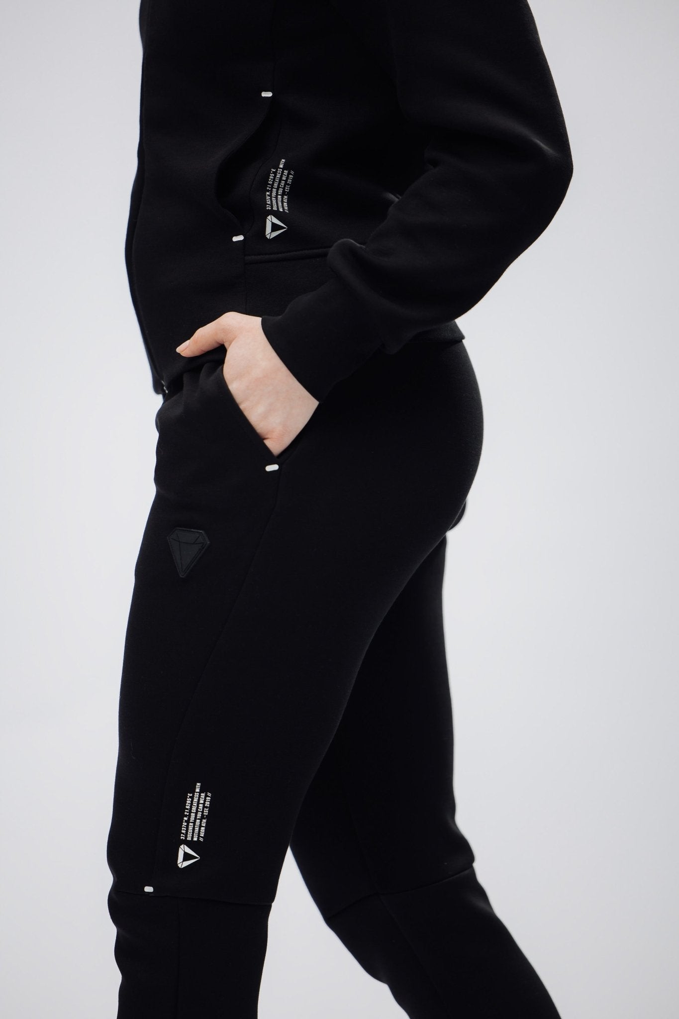 TECHPRO WOMENS TRACKSUIT BUNDLE - BLACK (2 - PIECE) - Aeon Athletics